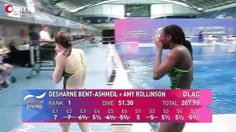 Amy Rollinson & Desharne Bent - 3m Sync Diving #8