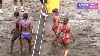 IMPOSSIBLE point in Women's Beach Volleyball #9