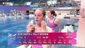 Evie Smith + Tilly Brown - 3m Sync Diving | Women's Diving Championship #4