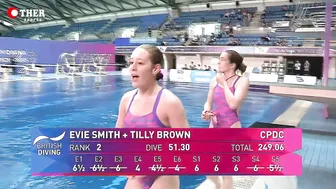 Evie Smith + Tilly Brown - 3m Sync Diving | Women's Diving Championship #9