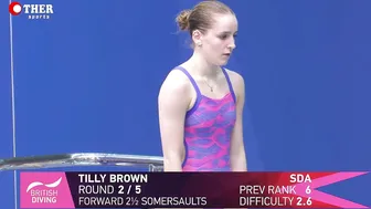 Tilly Brown - 1m Springboard Diving Final | Women's Diving Championships #4