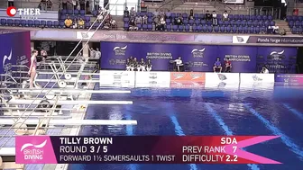 Tilly Brown - 1m Springboard Diving Final | Women's Diving Championships #6