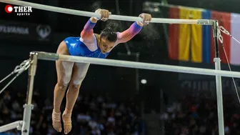 Elissa Downie's - Uneven Bars | A Dazzling Display of Gymnastics Excellence!