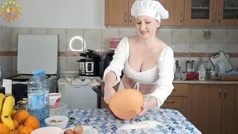 Delicious shortbread dough. Cakes with cottage cheese. Cooking show. Mila naturist. Kitchen. #7