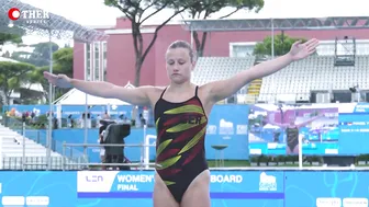 Women's 3m Springboard Diving - Round 1 Highlights | Roma 2022 #5