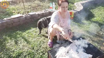 Pork barbecue, cook Pork. How to cook barbecue. pork recipe. Mila naturist. Kitchen. #7