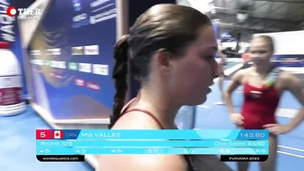 Mia Vallee (Canada) | 1m Springboard Diving #6