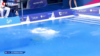 Helle TUXEN - 1m Springboard Divig Final Highlights #2