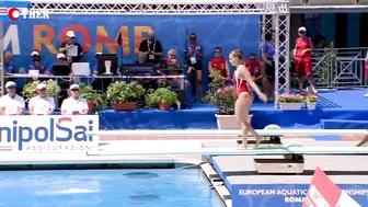 Laura VALORE Best Dives in 1m Springboard Diving #8