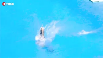 The Best Dives of Amelie-Enya Forster at Women's 1m Springboard Diving #9