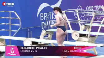 Elizabeth Powley - 1m Springboard Diving: Preliminary | Women's Diving Championships #4