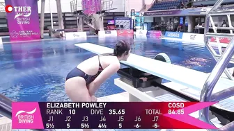 Elizabeth Powley - 1m Springboard Diving: Preliminary | Women's Diving Championships #6