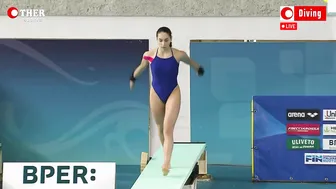 Viola Gonini (Italy) - 3m Springboard Diving | Indoor Tour #8