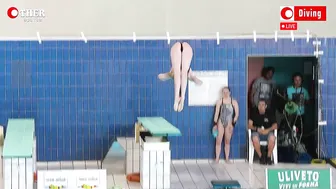 Eliska Mikynova (Czech) - 1m Springboard Women Diving #3