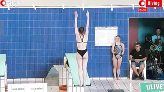 Eliska Mikynova (Czech) - 1m Springboard Women Diving #6