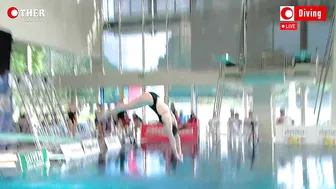 Eliska Mikynova (Czech) - 1m Springboard Women Diving #9