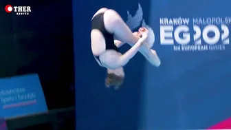 Lauren HALLASELKA - 1m Springboard Divig Final Highlights #10