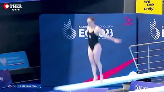 Lauren HALLASELKA - 1m Springboard Divig Final Highlights #6