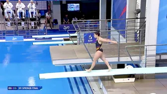 Rocio Velazquez Roldan - 3m Springboard Diving highlights #10