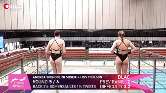 Lois Toulson & Andrea Sirieix - 10m Platform Sync Diving #9