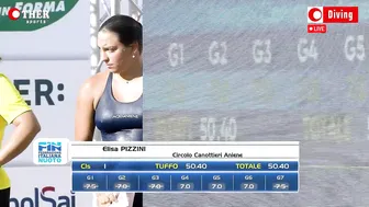 Elisa Pizzini - 1m Springboard Diving | Women's Diving Summer Championship #6