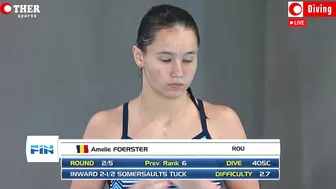 Amelie Foerster - 3m Springboard Diving | Indoor Tour #3