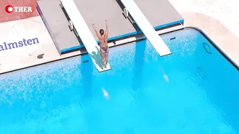 Dzeja Delanija PATRIKA Best Dives in 1m Springboard Diving #2