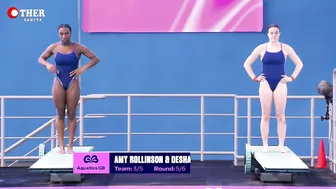 Amy Rollinson & Desharne Bent-Ashmeil - 3m Sync Diving 2024 #8