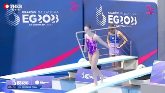 Anna PYSMENSKA - 1m Springboard Divig Final Highlights #10