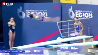 Anna PYSMENSKA - 1m Springboard Divig Final Highlights #2