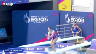 Anna PYSMENSKA - 1m Springboard Divig Final Highlights #8