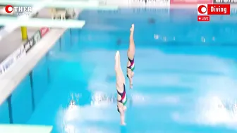 Elettra Neroni & Rebecca Ciancaglini | Sync 3m Springboard Diving #2