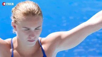 Helle TUXEN Best Dives in 1m Springboard Diving #10