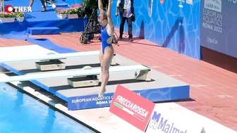 Helle TUXEN Best Dives in 1m Springboard Diving #6