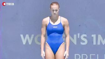 Helle TUXEN Best Dives in 1m Springboard Diving #7