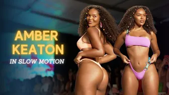 EXCLUSIVE! Amber Keaton in SLOW MOTION / Miami Swim Week