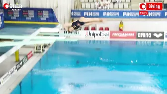 Elna Widerstrom (Sweden) - 3m Springboard Diving | Indoor Tour #9