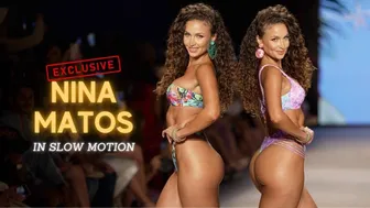 Nina Matos in SLOW MOTION! / Miami Swim Week 2023 #1