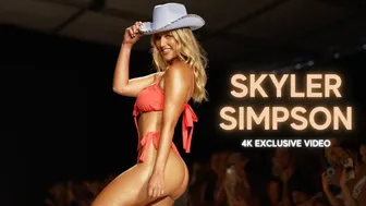 Skyler Simpson in Slow Motion / Miami Swim Week 2022