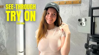 [4K] Transparent Try-on Haul with Ellie Haul | See Through Haul 2024 #1