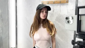 [4K] Transparent Try-on Haul with Ellie Haul | See Through Haul 2024 #7