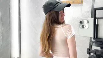 [4K] Transparent Try-on Haul with Ellie Haul | See Through Haul 2024 #8