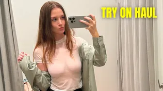 Transparent Tryon Haul Transparent See Through Clothes #1