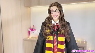 *No bra, No panties* ♥️♥️ the Hermione Cosplay from Harry Potter [Underwear Introduction] #9