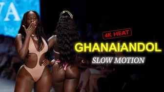 Ghanaiandol in SLOW MOTION | Miami Swim Week 2023 #1