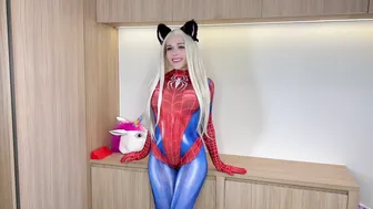 *No Panties, No Bra* ❤️♥️♥️️ Cosplay Spiderman ♥️♥️♥️♥️️ [Underwear Introduction] #8