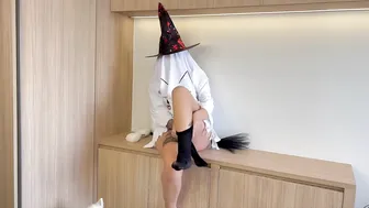 *No bra, No panties* ♥️♥️ Naked Ghost Outfit for Halloween ♥️♥️ [Underwear Introduction] #8