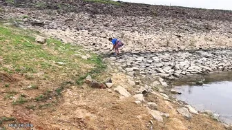 3 Days Solo Camping - Bathing in the stream to relax the wild life on the island #7