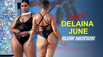 Delaina June in Slow Motion | New York Swim Week 2023