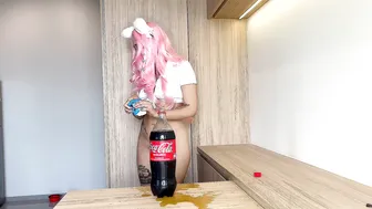 *The Big Accident* ♥️♥️♥️♥️ I did the Mentos Challenge in the nude, and you could see too much ♥️♥️ #7